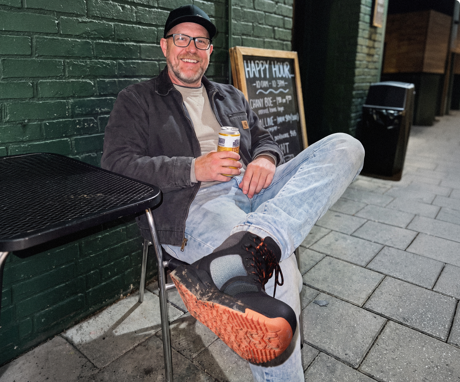 GeoPilot WorkNano boots worn comfortably after work